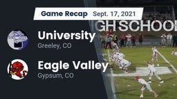 Recap: University  vs. Eagle Valley  2021