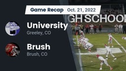 Recap: University  vs. Brush  2022