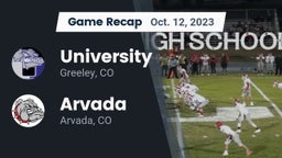 Recap: University  vs. Arvada  2023