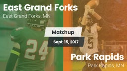 Matchup: East Grand Forks vs. Park Rapids  2017