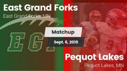 Matchup: East Grand Forks vs. Pequot Lakes  2019