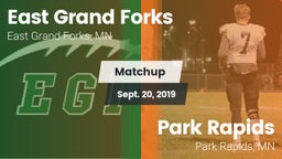 Matchup: East Grand Forks vs. Park Rapids  2019