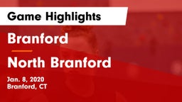 Branford  vs North Branford  Game Highlights - Jan. 8, 2020