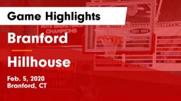 Branford  vs Hillhouse Game Highlights - Feb. 5, 2020