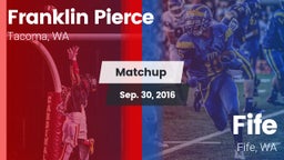 Matchup: Franklin Pierce vs. Fife  2016