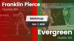 Matchup: Franklin Pierce vs. Evergreen  2016
