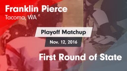 Matchup: Franklin Pierce vs. First Round of State 2016