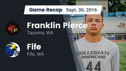 Recap: Franklin Pierce  vs. Fife  2016