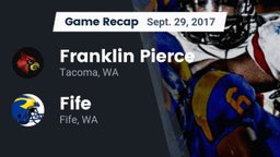 Recap: Franklin Pierce  vs. Fife  2017
