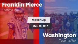 Matchup: Franklin Pierce vs. Washington  2017