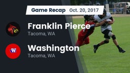 Recap: Franklin Pierce  vs. Washington  2017