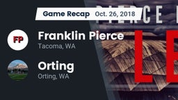 Recap: Franklin Pierce  vs. Orting  2018