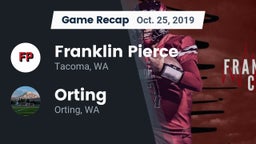 Recap: Franklin Pierce  vs. Orting  2019