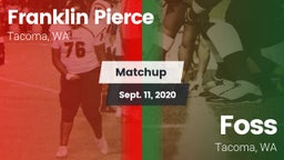 Matchup: Franklin Pierce vs. Foss  2020