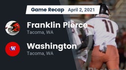 Recap: Franklin Pierce  vs. Washington  2021
