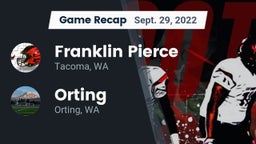 Recap: Franklin Pierce  vs. Orting  2022