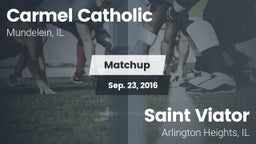 Matchup: Carmel  vs. Saint Viator  2016