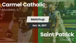 Matchup: Carmel  vs. Saint Patrick  2017