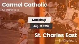 Matchup: Carmel  vs. St. Charles East  2018