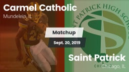 Matchup: Carmel  vs. Saint Patrick  2019