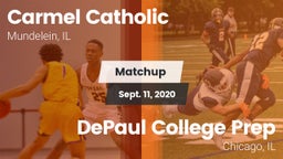 Matchup: Carmel  vs. DePaul College Prep  2020