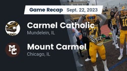 Recap: Carmel Catholic  vs. Mount Carmel  2023