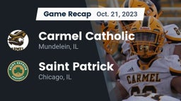 Recap: Carmel Catholic  vs. Saint Patrick  2023