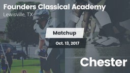 Matchup: Founders Classical A vs. Chester  2017