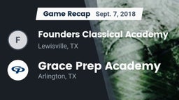 Recap: Founders Classical Academy  vs. Grace Prep Academy 2018