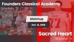 Matchup: Founders Classical A vs. Sacred Heart  2018