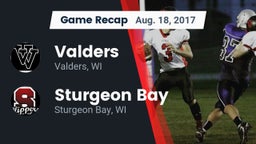 Recap: Valders  vs. Sturgeon Bay  2017