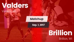 Matchup: Valders  vs. Brillion  2017