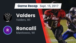Recap: Valders  vs. Roncalli  2017