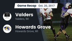 Recap: Valders  vs. Howards Grove  2017