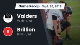 Recap: Valders  vs. Brillion  2019