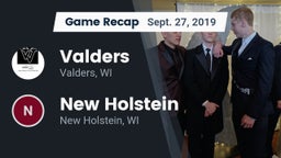 Recap: Valders  vs. New Holstein  2019