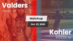 Matchup: Valders  vs. Kohler  2020