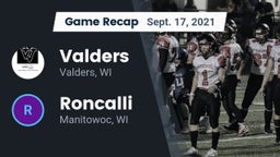 Recap: Valders  vs. Roncalli  2021