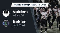 Recap: Valders  vs. Kohler  2023