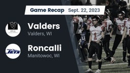 Recap: Valders  vs. Roncalli  2023