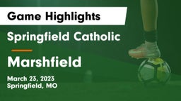 Springfield Catholic  vs Marshfield  Game Highlights - March 23, 2023