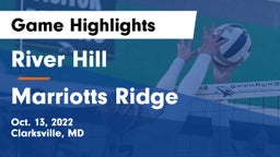 River Hill  vs Marriotts Ridge  Game Highlights - Oct. 13, 2022
