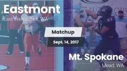 Matchup: Eastmont  vs. Mt. Spokane 2017
