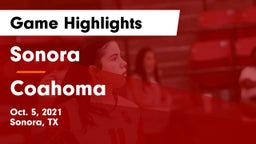 Sonora  vs Coahoma  Game Highlights - Oct. 5, 2021