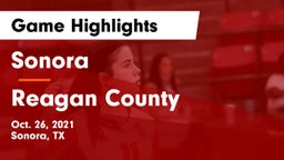 Sonora  vs Reagan County  Game Highlights - Oct. 26, 2021