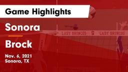Sonora  vs Brock  Game Highlights - Nov. 6, 2021