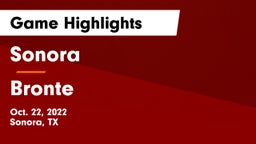 Sonora  vs Bronte  Game Highlights - Oct. 22, 2022