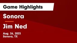 Sonora  vs Jim Ned  Game Highlights - Aug. 26, 2023