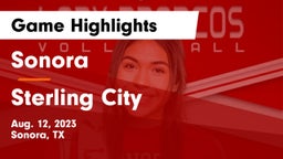 Sonora  vs Sterling City  Game Highlights - Aug. 12, 2023