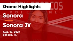 Sonora  vs Sonora JV Game Highlights - Aug. 27, 2022